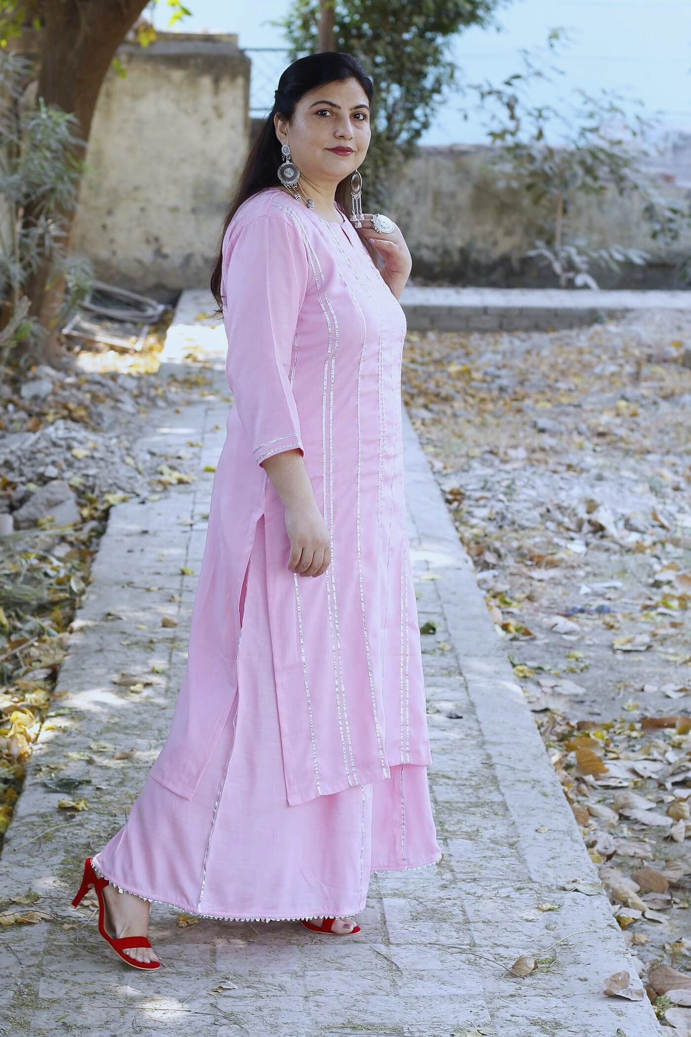 Pink Designer Dress