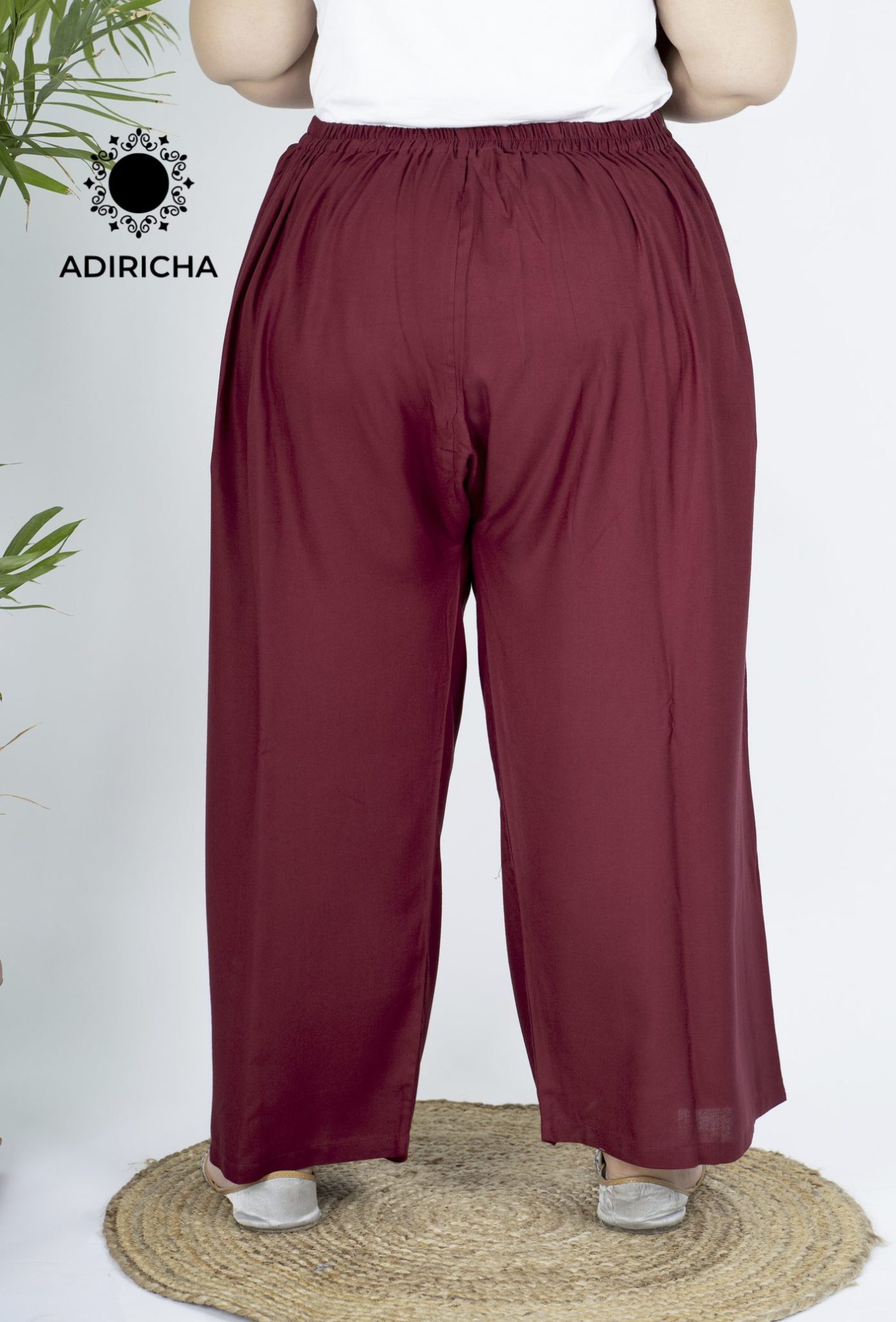 maroon palazzo pants