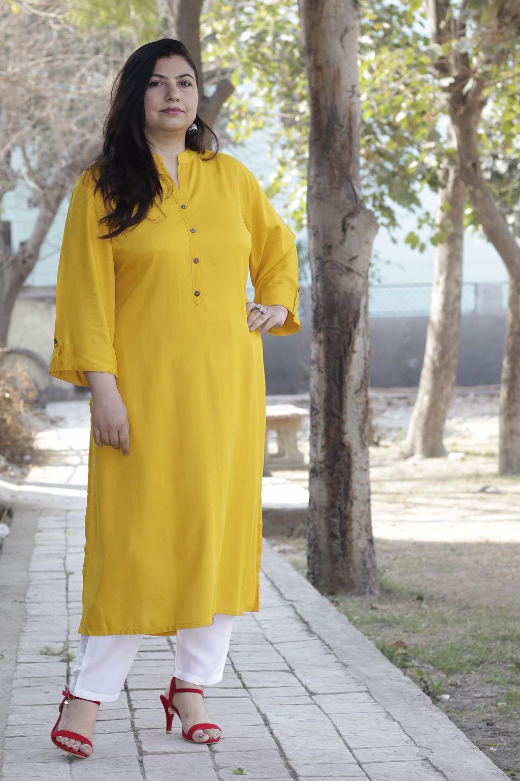 kurta for fat ladies