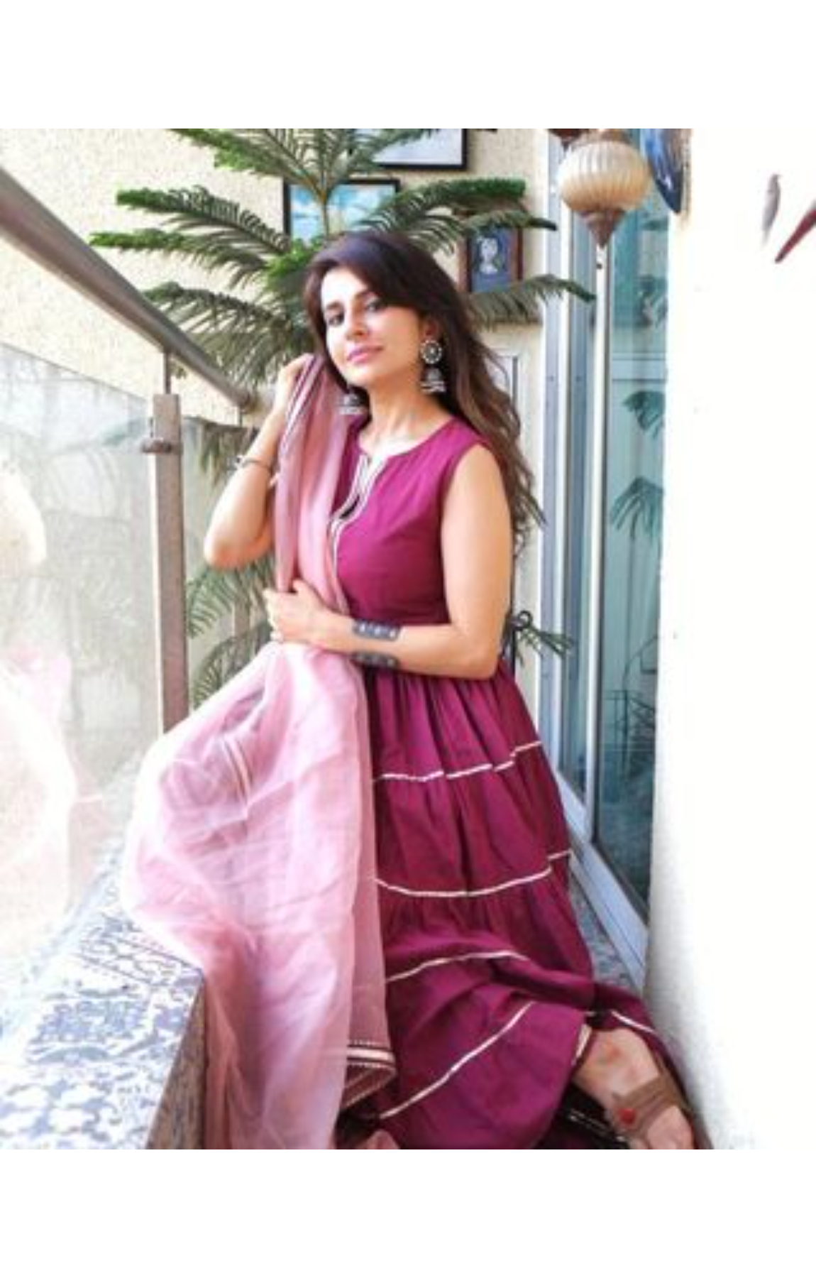 Plus Size Roop Anarkali Dress