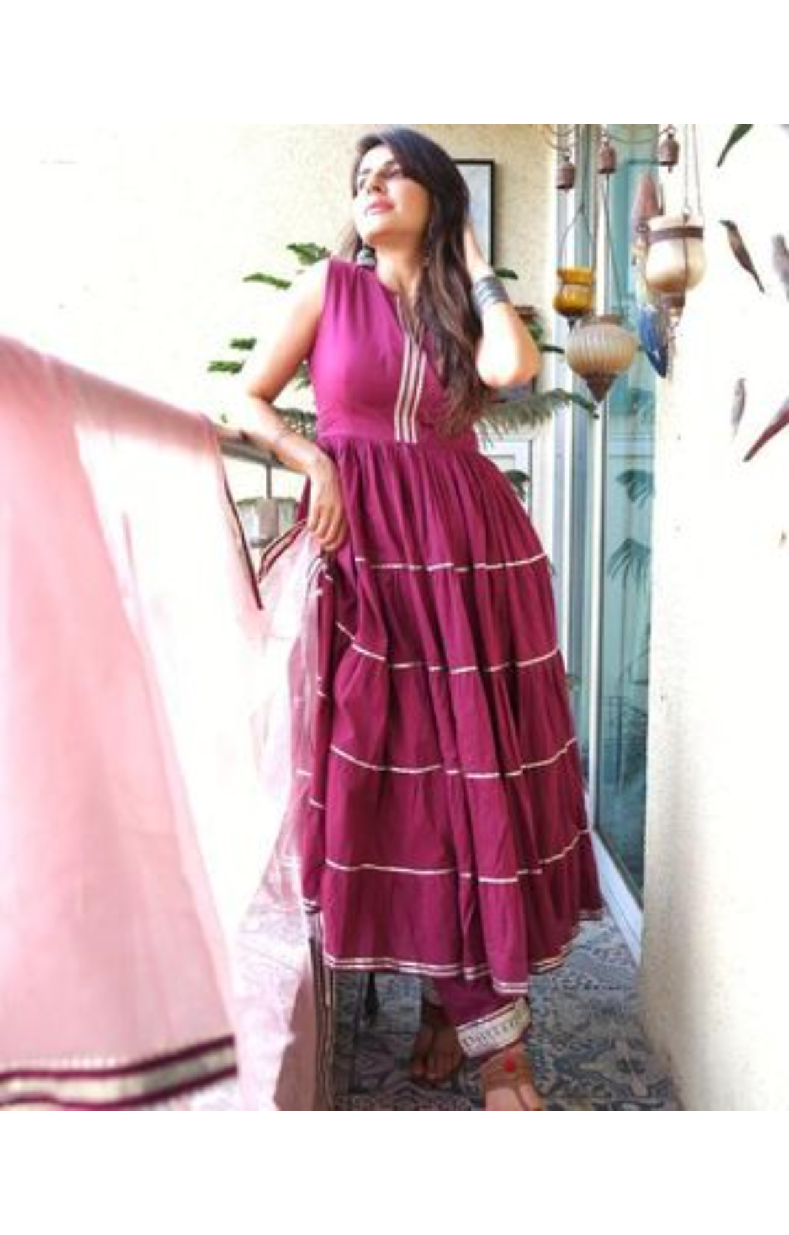 Plus Size Roop Anarkali Dress