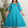 Plus Size green Long Dress