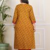 Jaipuri mustard Butti Plus Size Kurta