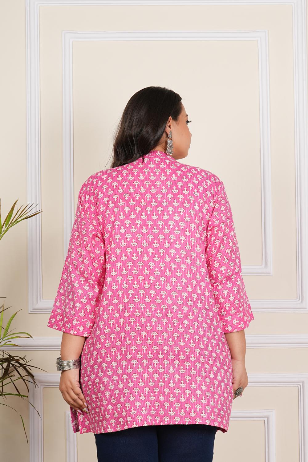 Gulabi Tunics Tops For Plus Size