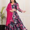 Anvi Plus Size Skirt Dupatta Set