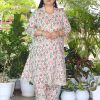 Plus Size Pink Ikat Printed Coord Set