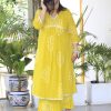 Yellow Chunari Printed Co-Ord Set