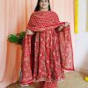 Priya Red Plus Size Anarkali