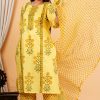 Sun Peela Handblock Printed Kurta Dupatta Set