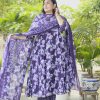 Noor Purple Plus Size Anarkali