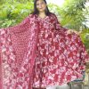 Noor Wine Plus Size Anarkali