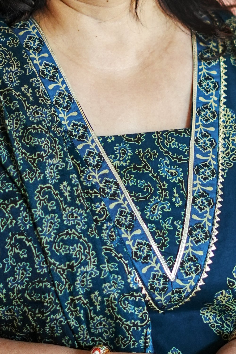 Green Butta Cotton 3 Pcs Set