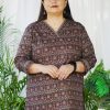 Plus Size Black Ajrakh Tunics