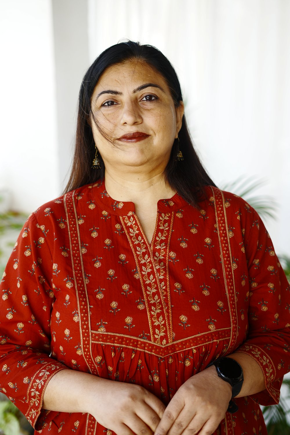 Maroon Jaipuri Printed Tunics for Plus Size