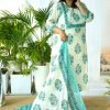 Turquoise Blue Jaipuri Butta 3Pcs Set